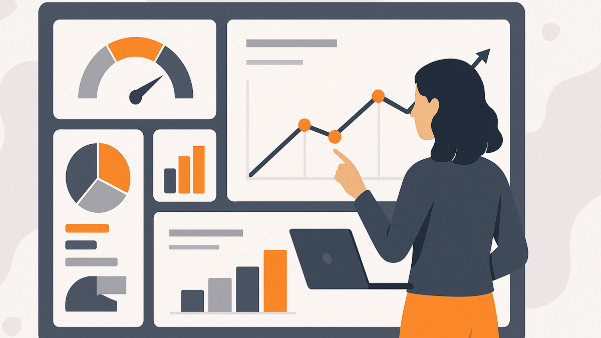 wskaźniki marketingowe – jak analizować kpi, by wygrać na rynku z konkurencją - dashboard KPI